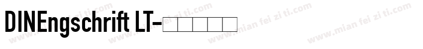 DINEngschrift LT字体转换